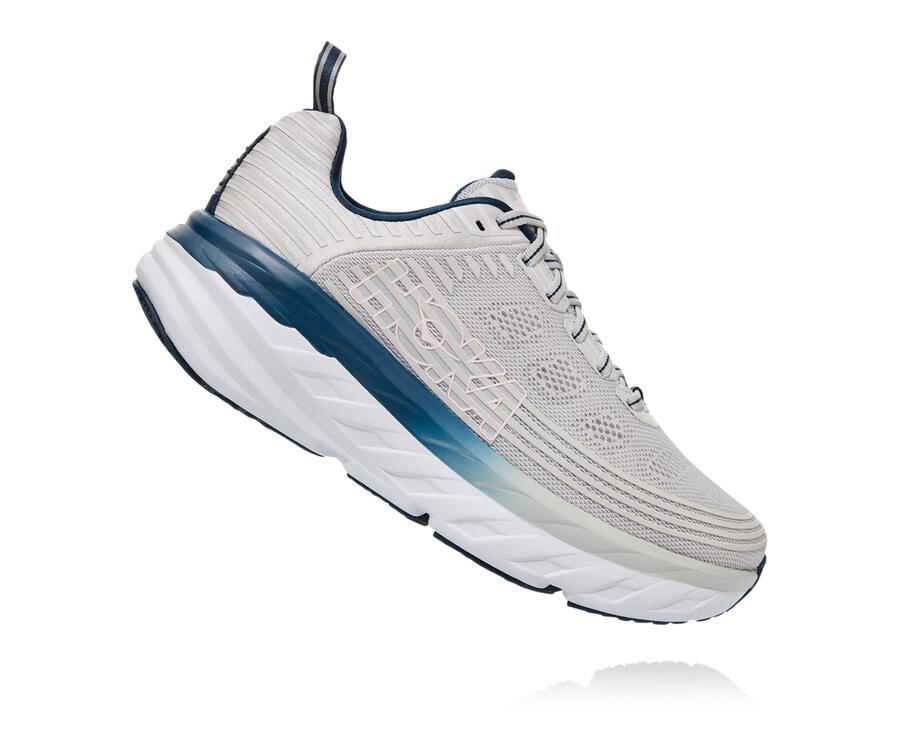 Hoka One One Bondi 6 Promenadskor Dam - Grå - LKVDF-0592